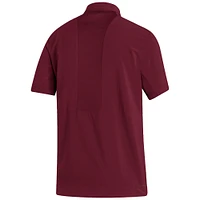 Men's adidas  Maroon Texas A&M Aggies Ol' Sarge Stadium Coaches AEROREADY Polo