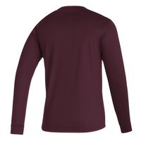 Men's adidas Maroon Texas A&M Aggies Sideline Creator Practice AEROREADY Long Sleeve T-Shirt