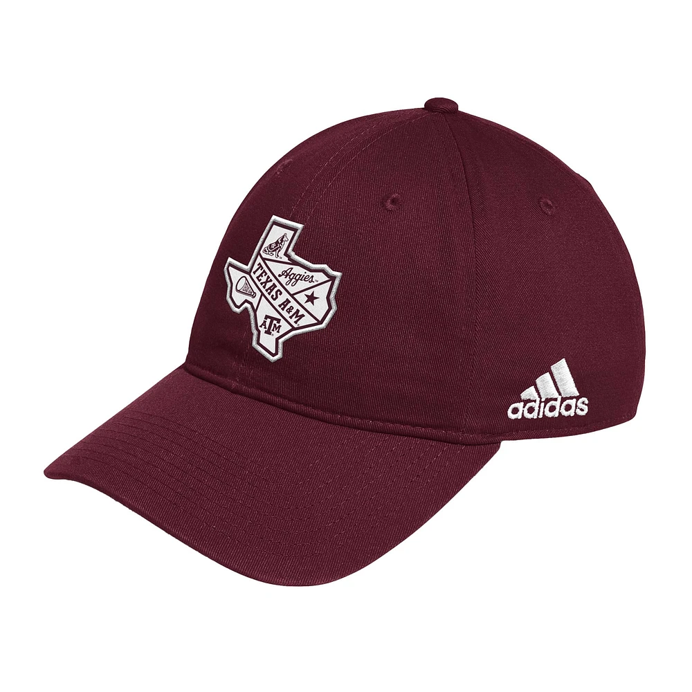 Men's adidas Maroon Texas A&M Aggies State Slouch Adjustable Hat