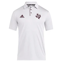 Polo adidas AEROREADY pour homme, blanc, Texas A&M Aggies 2024 Coaches