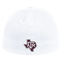 Casquette adidas Texas A&M Aggies Chant Flex pour hommes, blanche