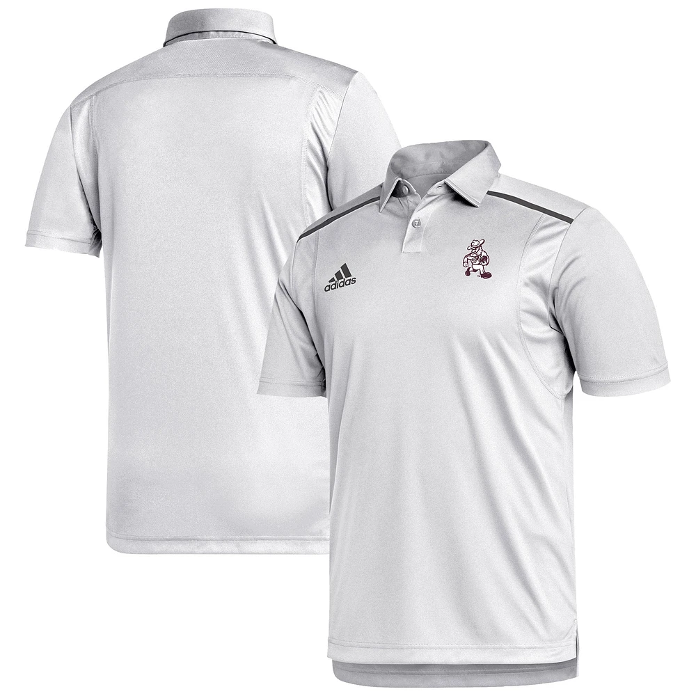 Men's adidas  White Texas A&M Aggies Ol' Sarge Team-Issued Polo