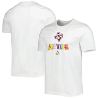 T-shirt adidas Texas A&M Aggies Pride Fresh blanc pour homme