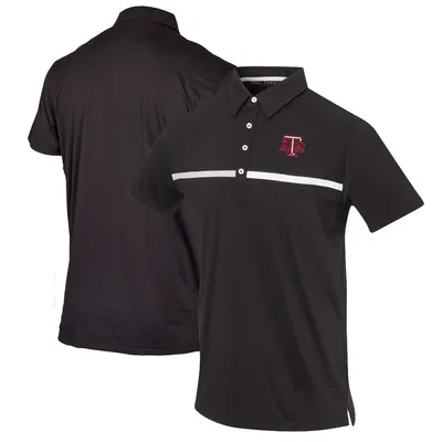 Texas A&M Aggies Color Blocked Stretch Polo - Black