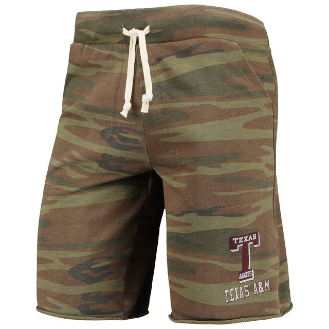 Short de détente Texas A&M Aggies Victory camouflage chiné pour homme