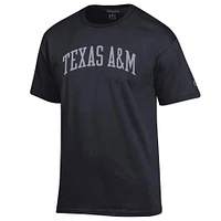 T-shirt noir basique Arch pour homme, champion des Texas A&M Aggies
