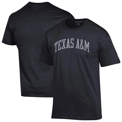 T-shirt noir basique Arch pour homme, champion des Texas A&M Aggies
