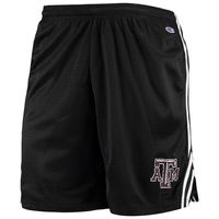 Men's Champion Black Texas A&M Aggies Team Lacrosse Shorts