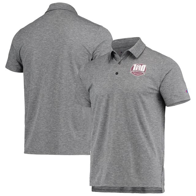 Polo Champion Charcoal Texas A&M Aggies Micro Mesh pour homme