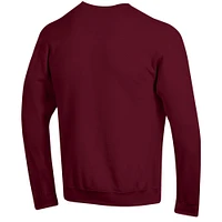 Men's Champion  Maroon Texas A&M Aggies Basic Arch Fleece Pullover Sweatshirt