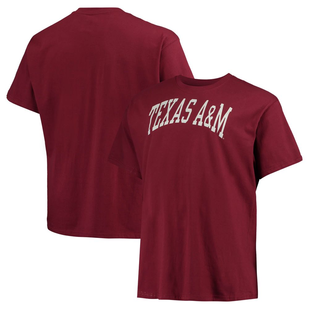 Men's Champion Maroon Texas A&M Aggies Big & Tall Arch Team Logo T-Shirt