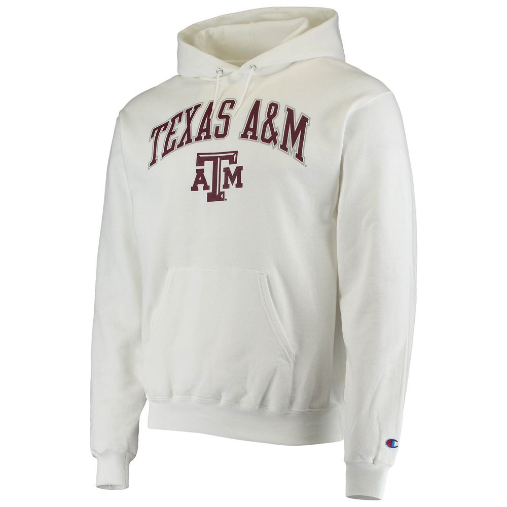 Men's Champion White Texas A&M Aggies Campus Classic Pullover Hoodie