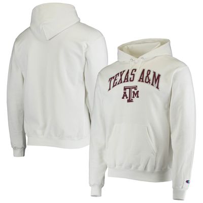 Men's Champion White Texas A&M Aggies Campus Classic Pullover Hoodie