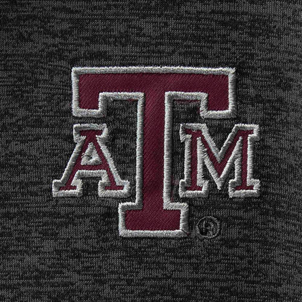 Men's Colosseum Black Texas A&M Aggies Big & Tall Down Swing Polo