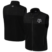 Gilet zippé noir pour homme Colosseum Texas A&M Aggies Block The Sun