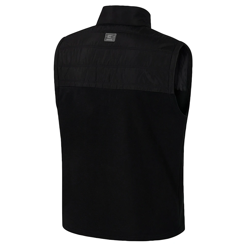 Gilet zippé noir pour homme Colosseum Texas A&M Aggies Block The Sun