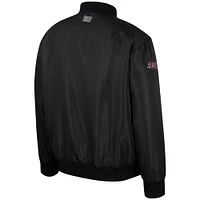 Blouson aviateur entièrement zippé Colosseum pour hommes Texas A&M Aggies noir