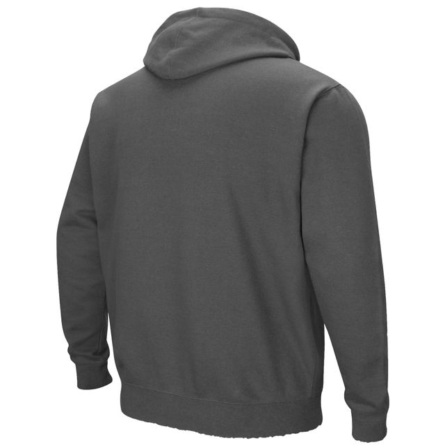 Sweat à capuche Colosseum Charcoal Texas A&M Aggies Arch & Logo 3.0 pour homme