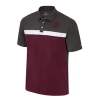 Polo Colosseum Charcoal Texas A&M Aggies Two Yutes pour homme