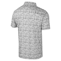 Men's Colosseum Gray Texas A&M Aggies It's Time! Allover Print Polo