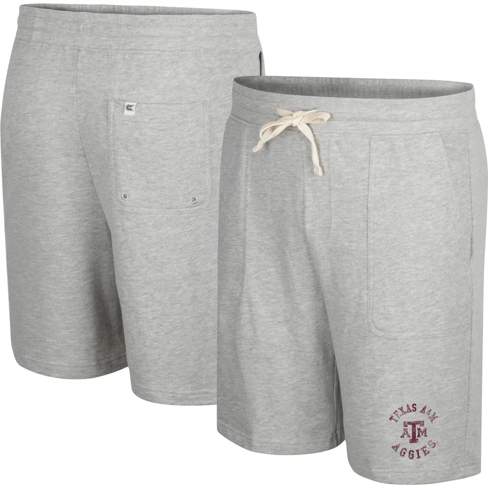 Colosseum Heather Grey Texas A&M Aggies Love To Hear This Terry Short pour homme