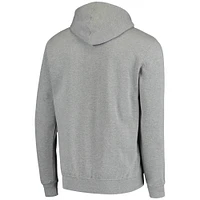 Men's Colosseum Heathered Gray Texas A&M Aggies Arch & Logo 2.0 Pullover Hoodie