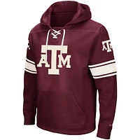 Sweat à capuche lacets Colosseum Maroon Texas A&M Aggies 2.0 pour hommes