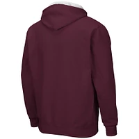 Sweat à capuche entièrement zippé Colosseum Texas A&M Aggies Arch & Logo 3.0 pour homme