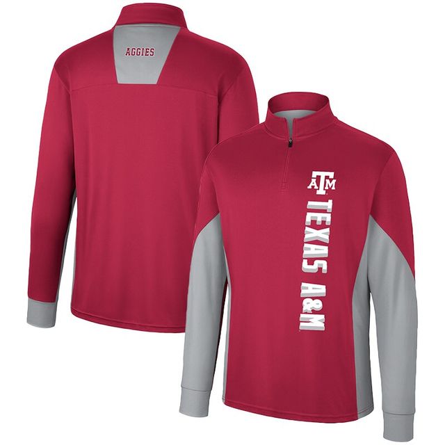 Coupe-vent à quart de zip Colosseum Texas A&M Aggies Bart pour homme