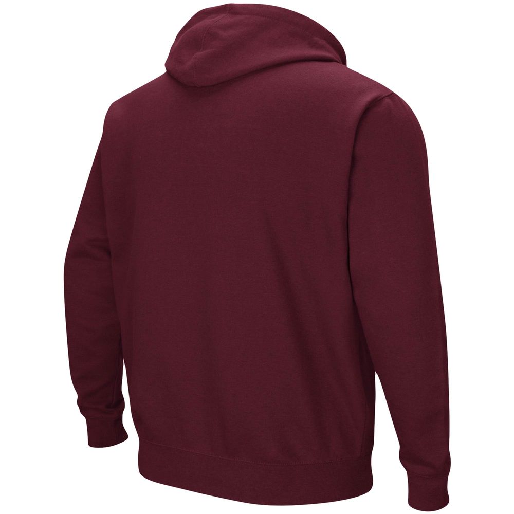 Men's Colosseum Maroon Texas A&M Aggies Big & Tall Arch Logo 2.0 Pullover Hoodie