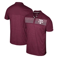 Men's Colosseum Maroon Texas A&M Aggies Big & Tall Langmore Polo