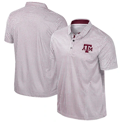 Polo Marty Rival marron Colosseum pour homme Texas A&M Aggies de grande taille