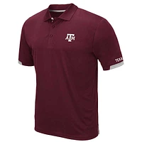 Men's Colosseum Maroon Texas A&M Aggies Big & Tall Santry Polo