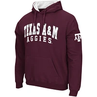 Men's Colosseum Maroon Texas A&M Aggies Double Arch Pullover Hoodie