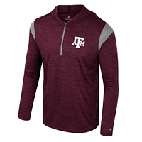 Men's Colosseum Maroon Texas A&M Aggies Dozer Half-Zip Windshirt