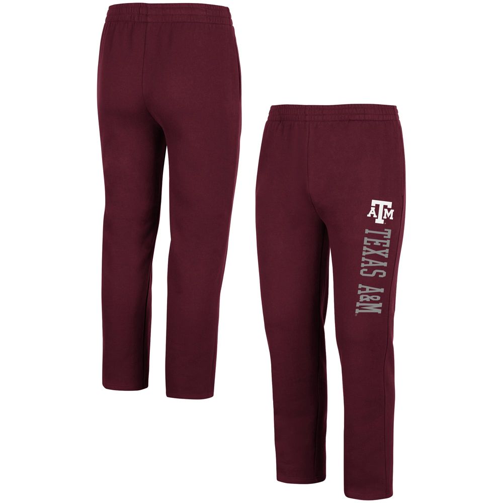 Men's Colosseum Maroon Texas A&M Aggies Fleece Pants