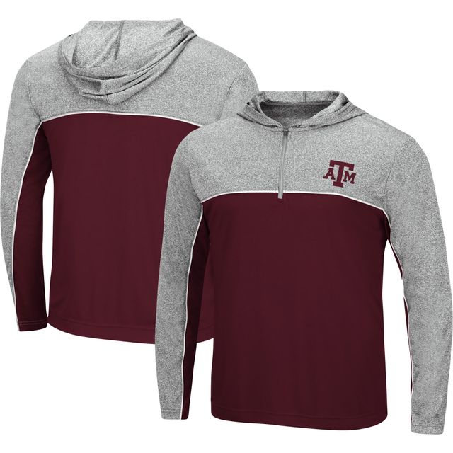 Coupe-vent à capuche Colosseum Maroon Texas A&M Aggies Flick pour homme