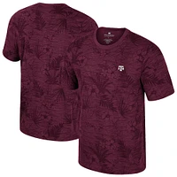 T-shirt à imprimé floral pour homme Colosseum Bordeaux Texas A&M Aggies