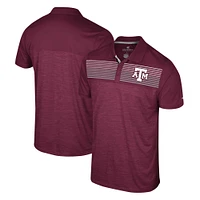 Men's Colosseum Maroon Texas A&M Aggies Langmore Polo