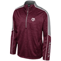 Veste à demi-fermeture éclair Marled Texas A&M Aggies Colosseum pour homme