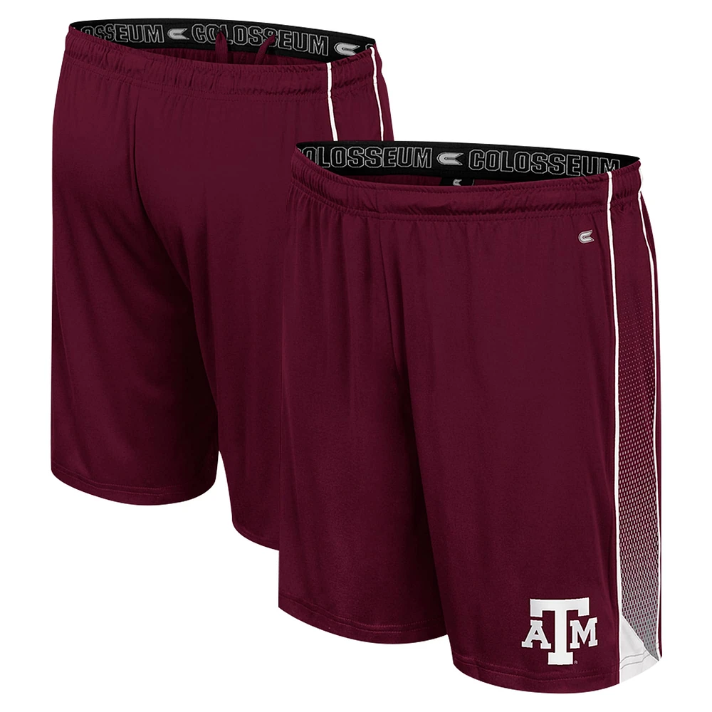 Short en ligne pour homme Colosseum Maroon Texas A&M Aggies