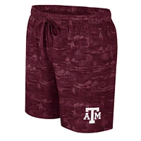 Short de bain Colosseum Maroon Texas A&M Aggies Ozark pour hommes