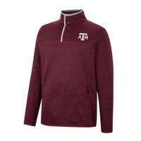 Men's Colosseum Maroon Texas A&M Aggies Rebound Quarter-Snap Jacket