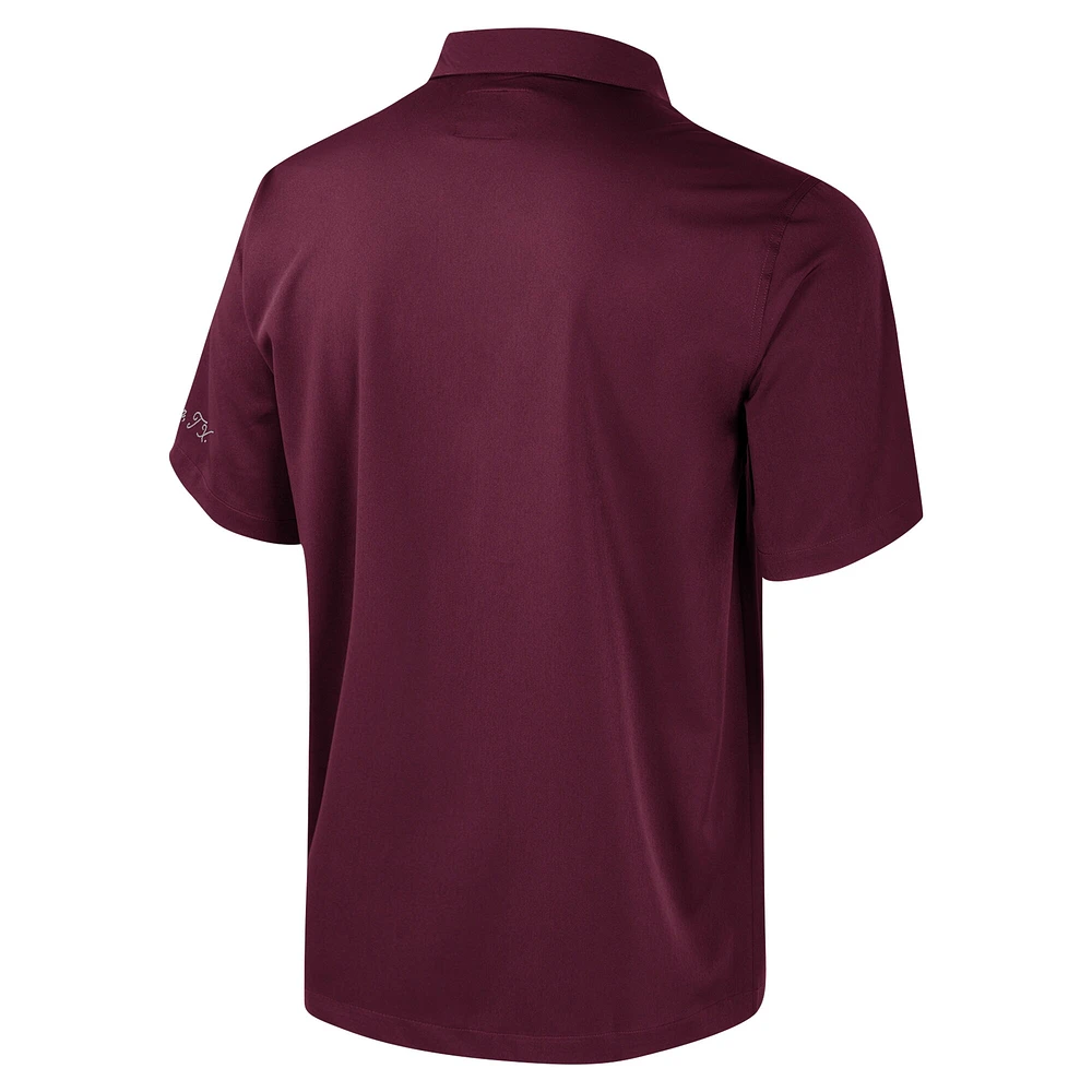 Chemise boutonnée de bowling Texas A&M Aggies Strike pour homme, couleur marron Colosseum