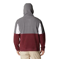 Sweat à capuche quart de zip Columbia Maroon Texas A&M Aggies Lodge pour hommes