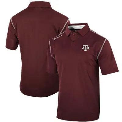 Texas A&M Aggies Columbia Omni-Wick Shotgun Polo - Maroon