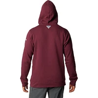 Men's Columbia Maroon Texas A&M Aggies PFG Fish Flag II Pullover Hoodie