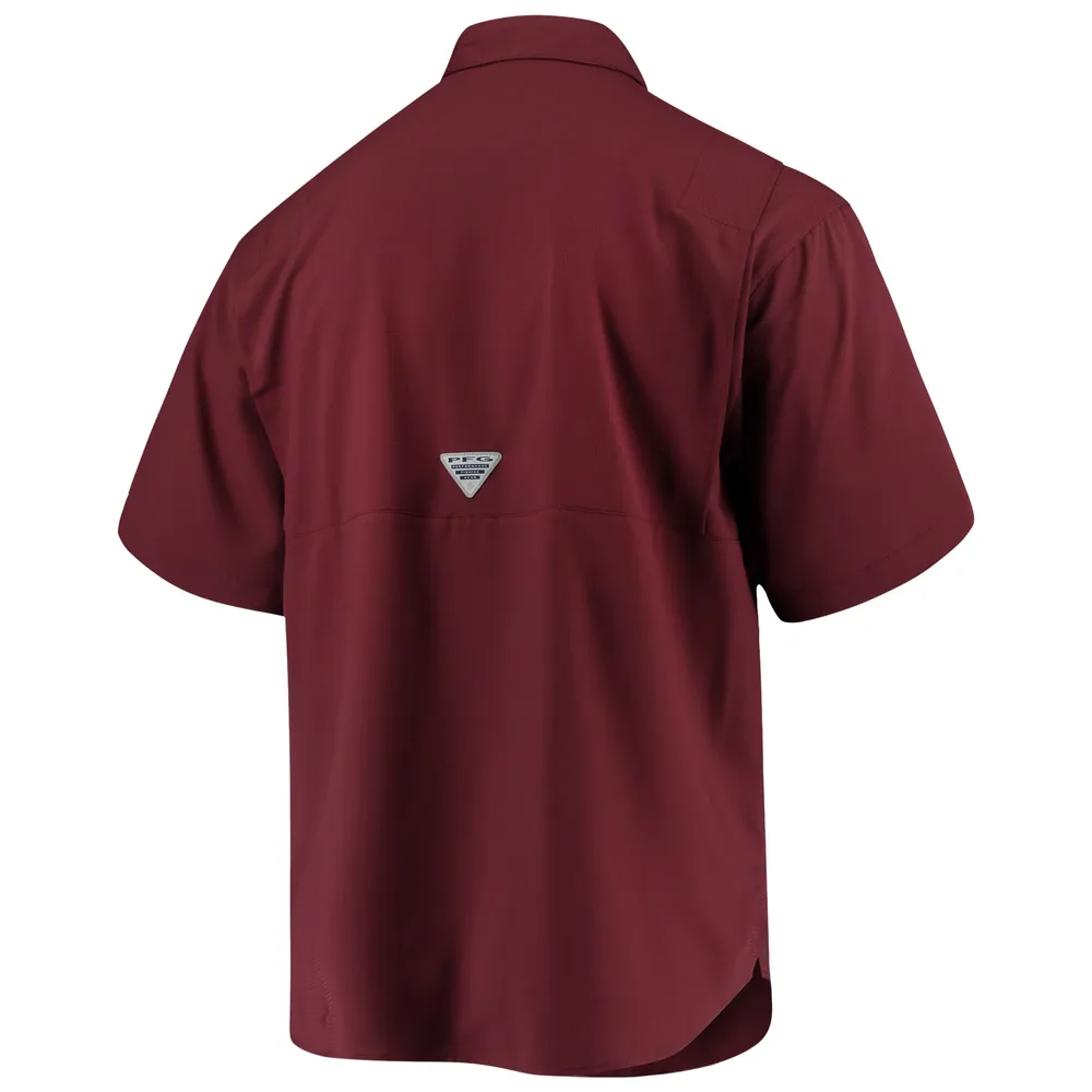 Men's Columbia Maroon Texas A&M Aggies PFG Tamiami Shirt