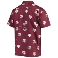 Men's Columbia Maroon Texas A&M Aggies Super Slack Tide Omni-Shade Button-Up Shirt