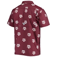 Men's Columbia Maroon Texas A&M Aggies Super Slack Tide Omni-Shade Button-Up Shirt
